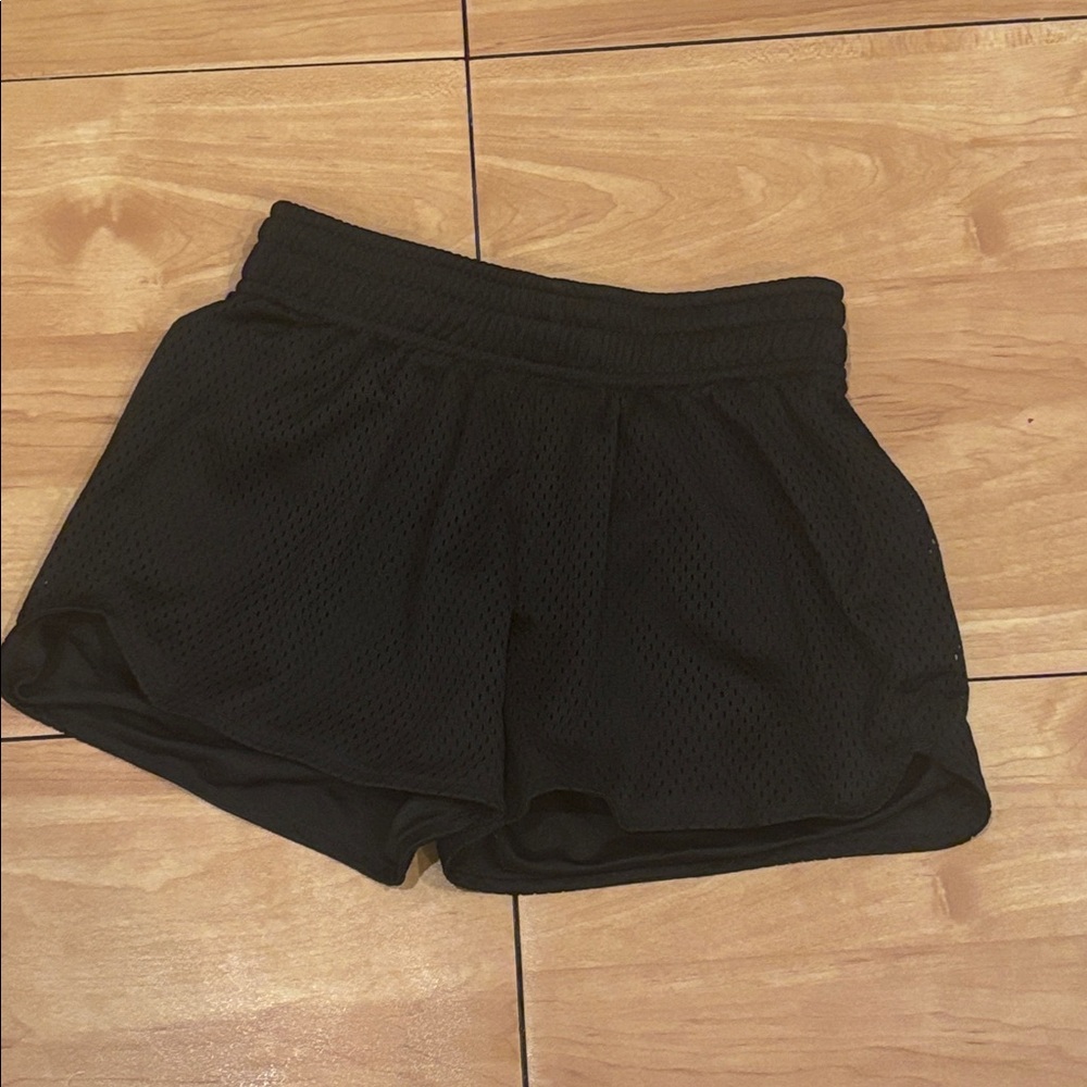 BCG Black Mesh Sports Shorts, great for children's sports like soccer etc.